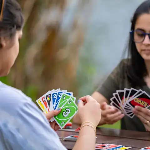 Pick from a range of card and board games at the camp.